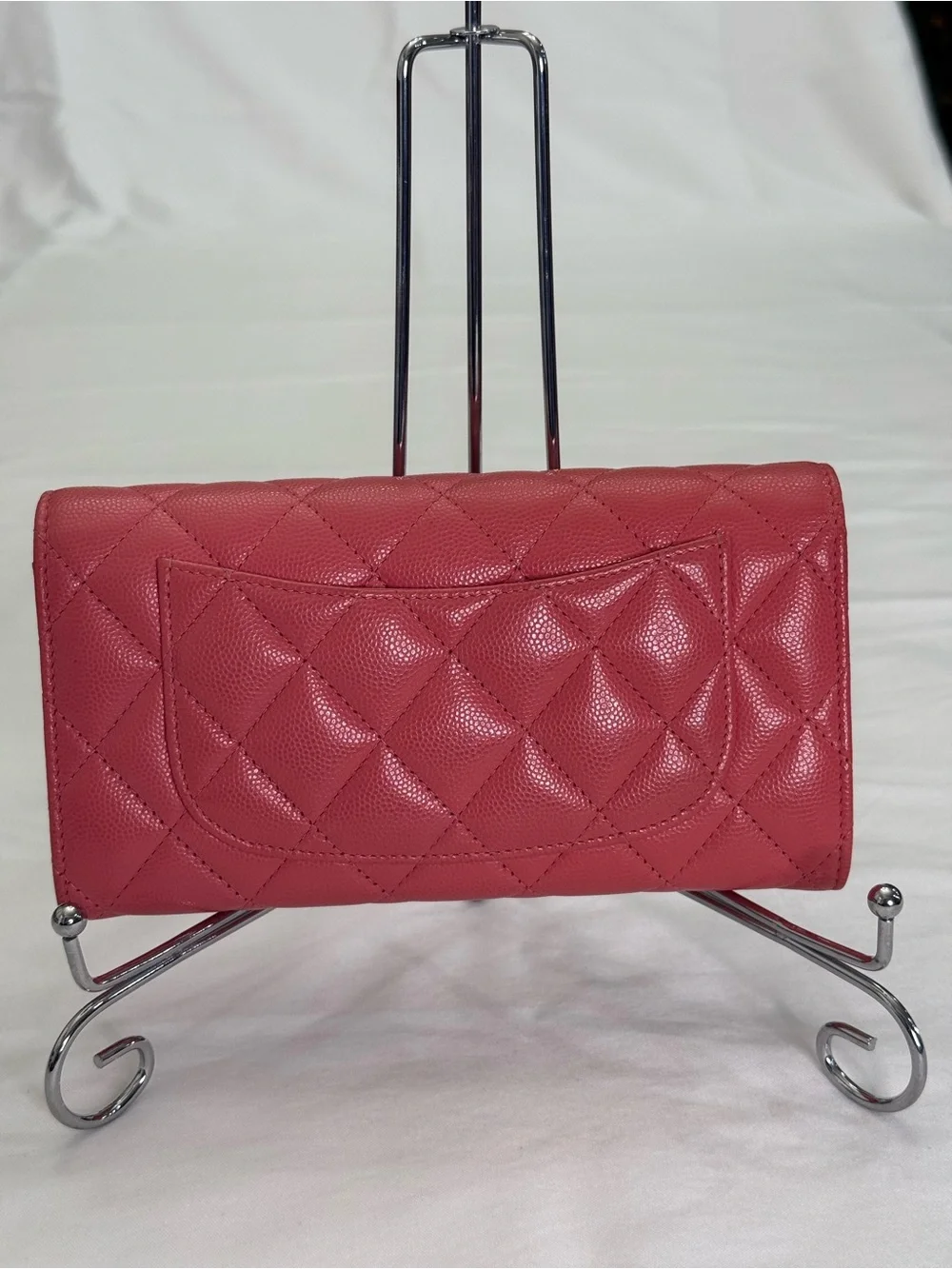 CHANEL Quilted Long Flap Wallet